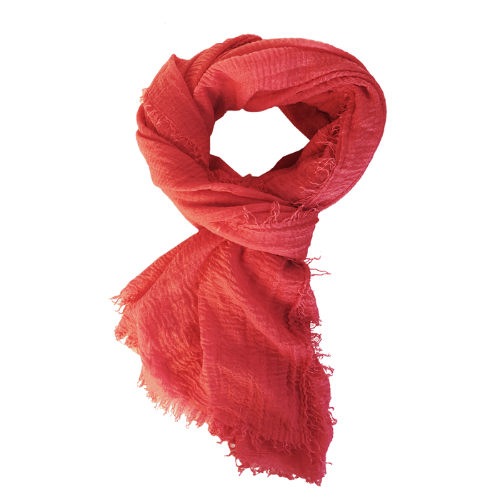 Boho Scarf, Coral