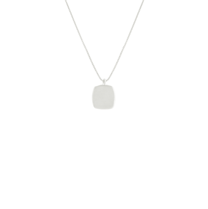 medium square necklace