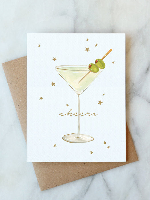 Martini Cheers Card