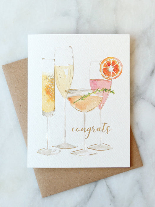 Bubbly Congrats Card