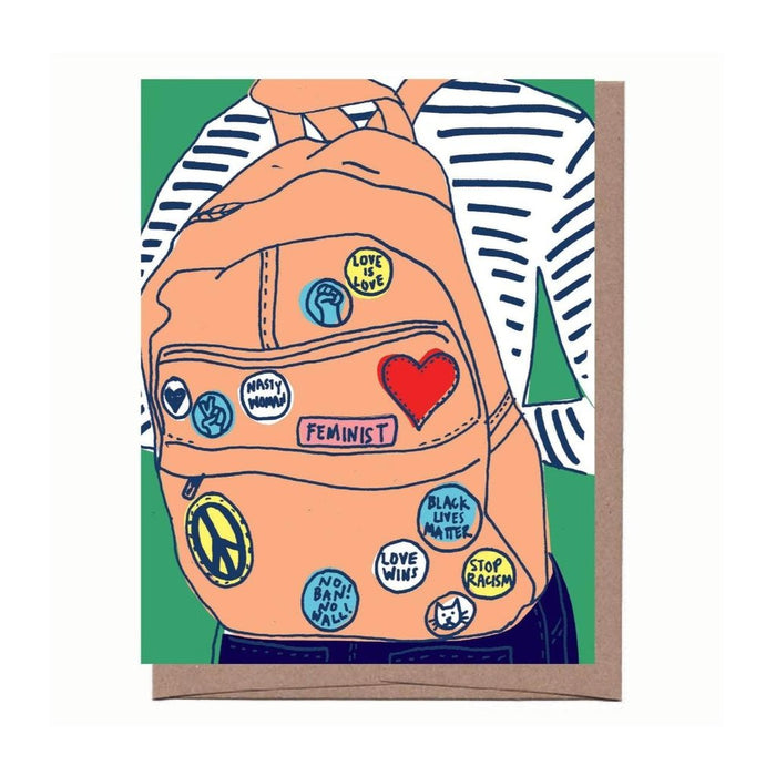Backpack Flair Card