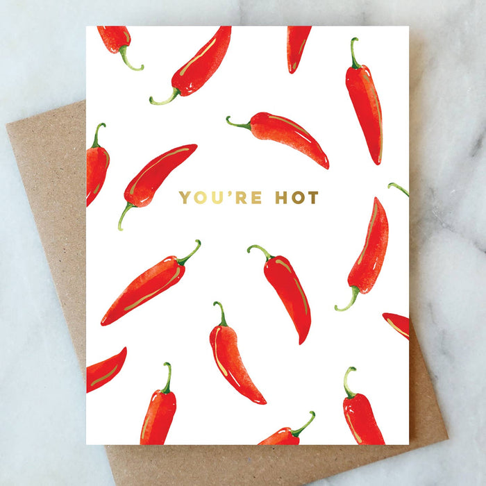 Hot Pepper Love Card