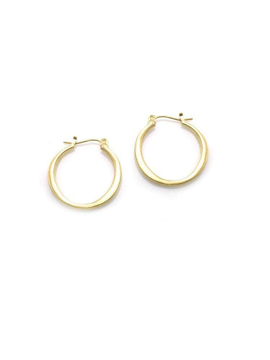 Medium Round Hoop Earrings