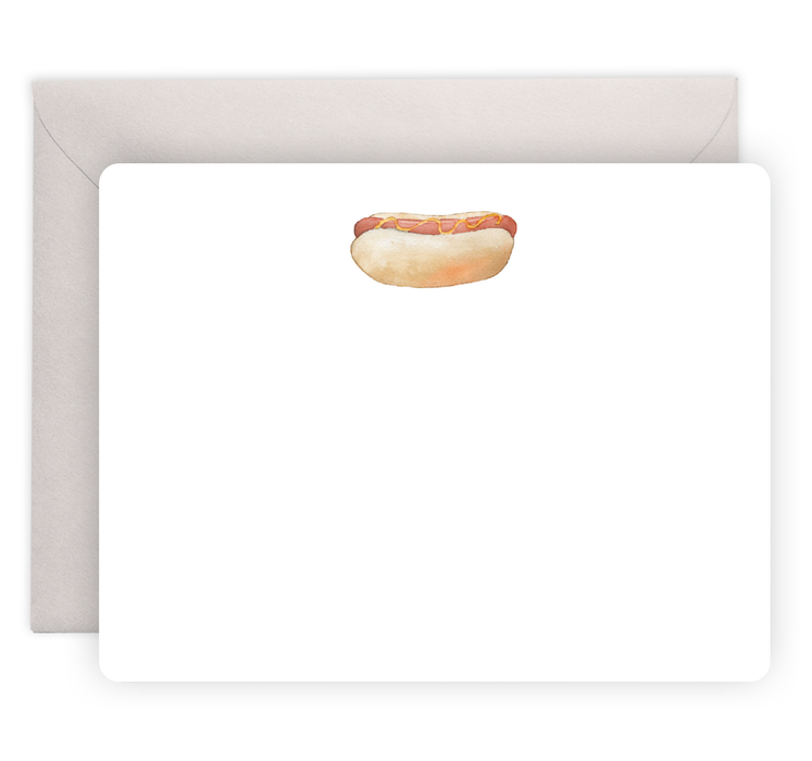 Hot Dog Flat Notes, Box of 8