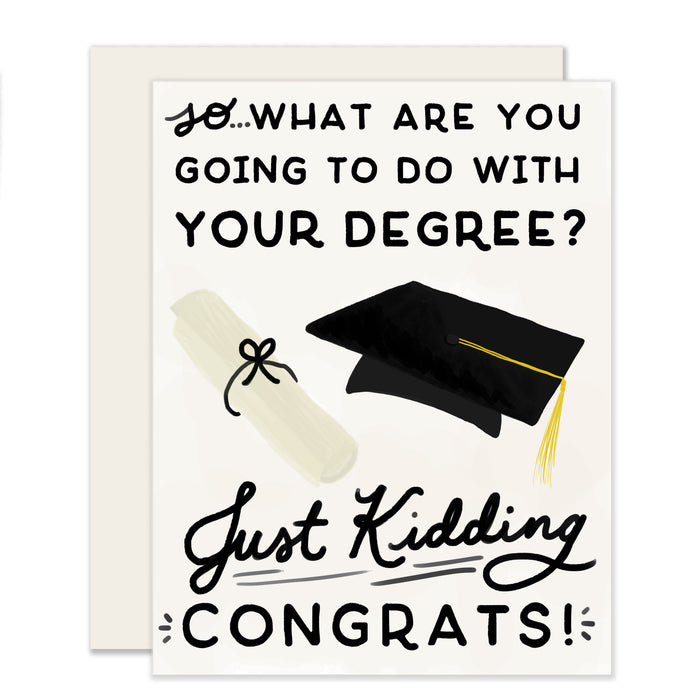 Degree Question Card