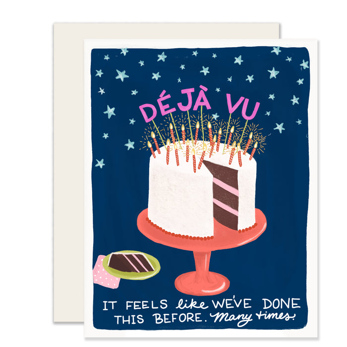 Déjà Vu Birthday Card