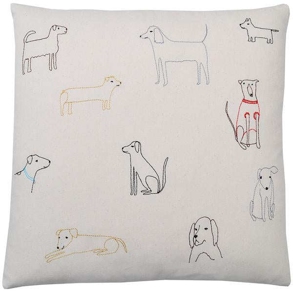 14" Dogs Pillow