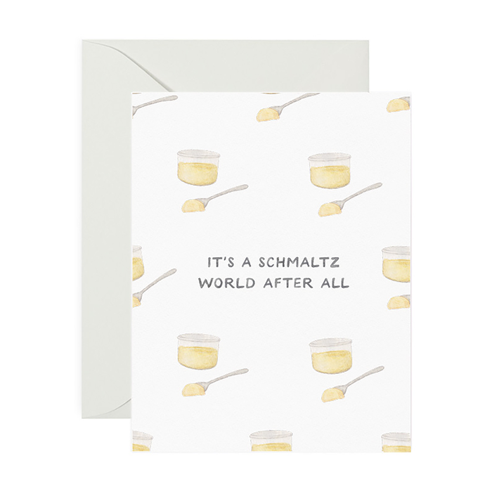 Schmaltz World Hanukkah Card