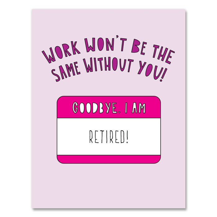 577 - Retirement Goodbye - A2 card