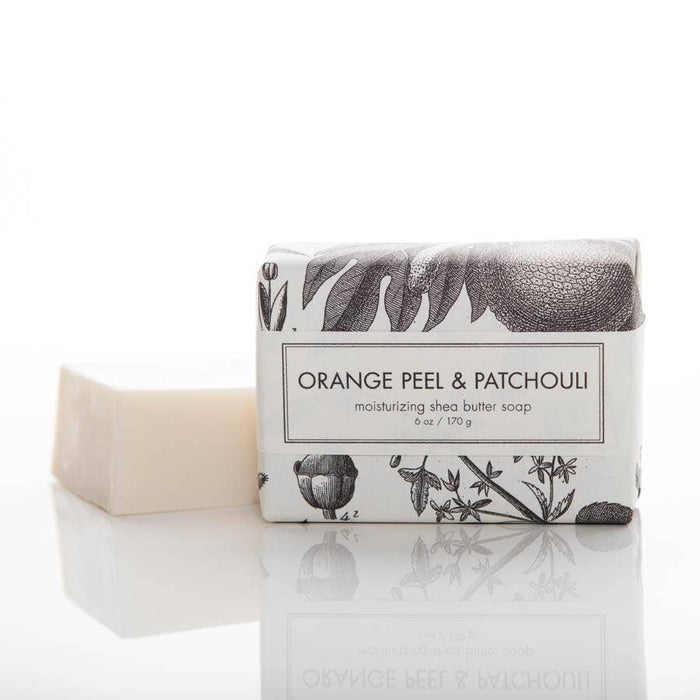 Orange Peel & Patchouli Shea Butter Bath Bar