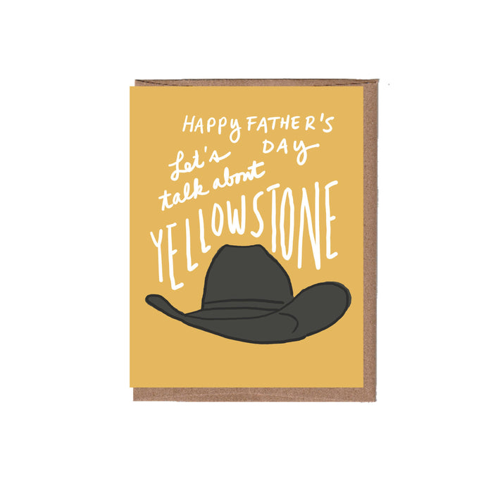 Yellowstone Father's Day Greeting Card