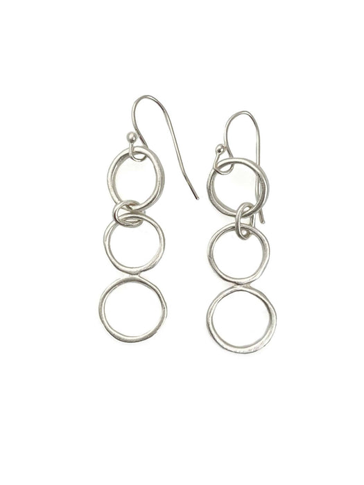 large three circles earrings