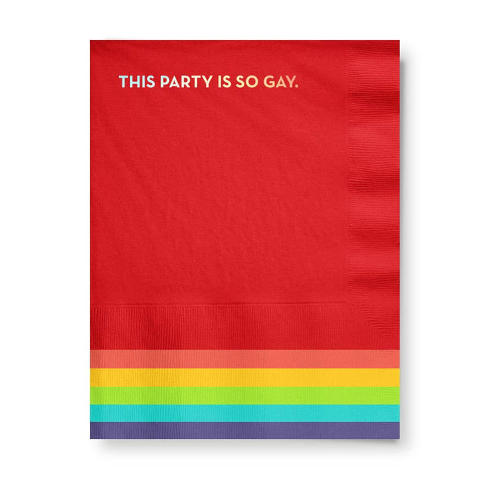 #637 So Gay Cocktail Napkins
