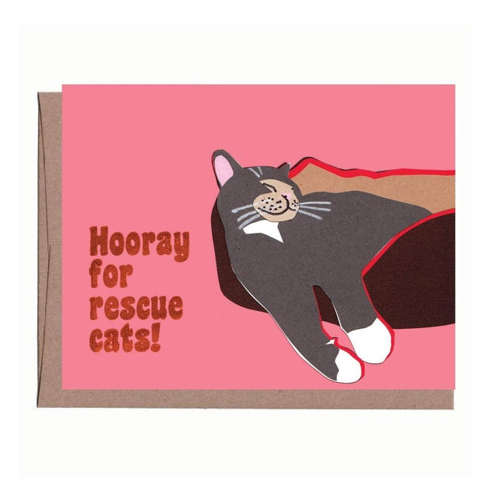Rescue Cat Card