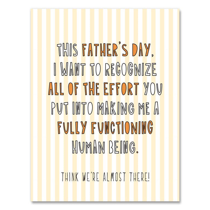 587 - Father's Day Effort - A2 card