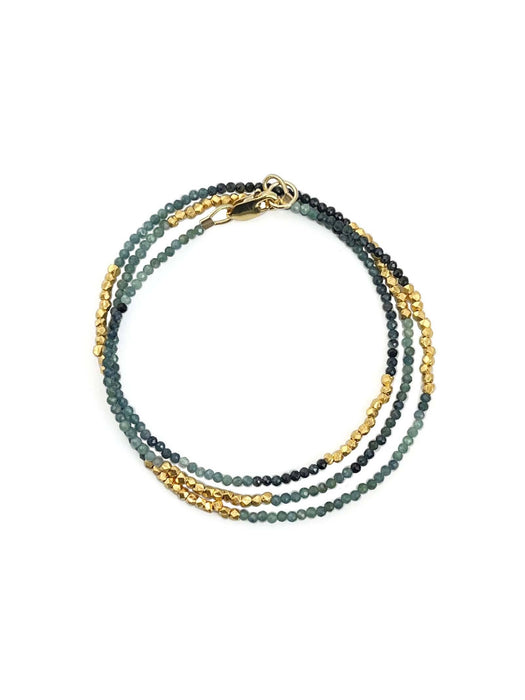 blue tourmaline & beads bracelet
