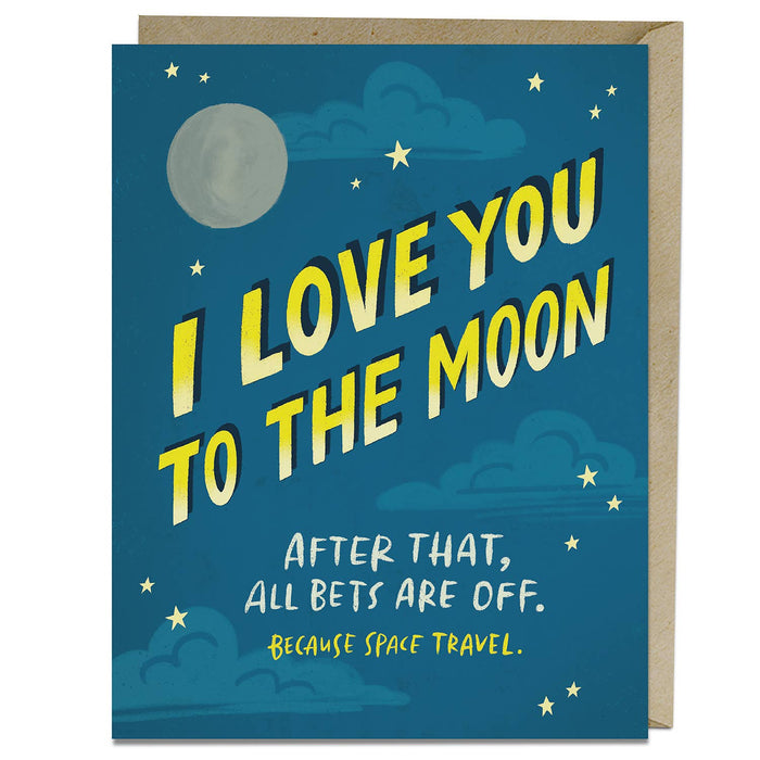 To The Moon Card
