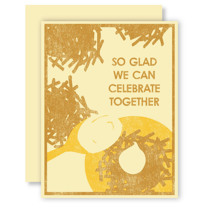So Glad We Can Celebrate (Latkes) Letterpress Card