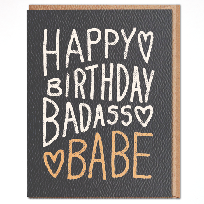 Badass Birthday Card