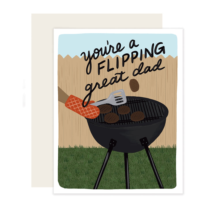 Flippin' Great Dad Card