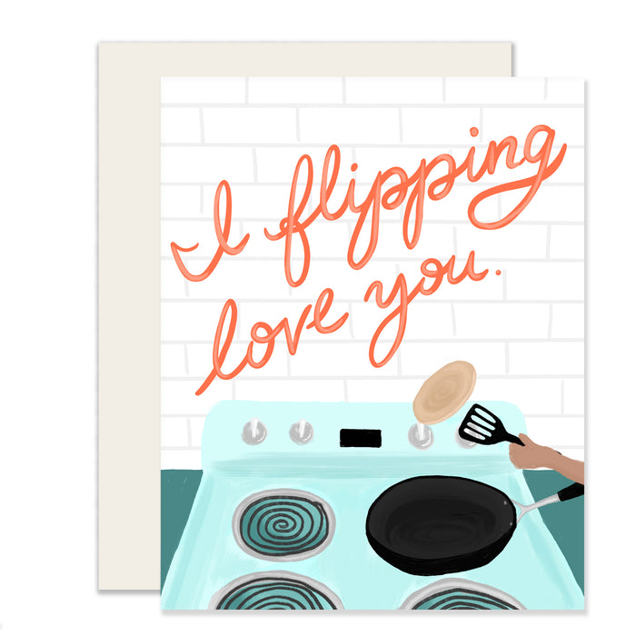 Flipping Love Card