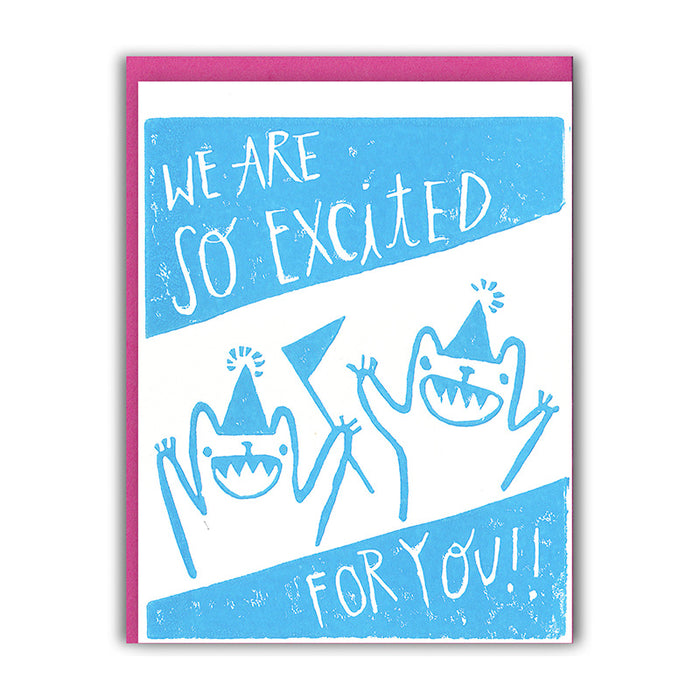 Excited Bears Card
