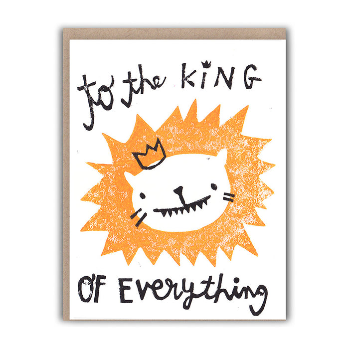 King of Everything Card