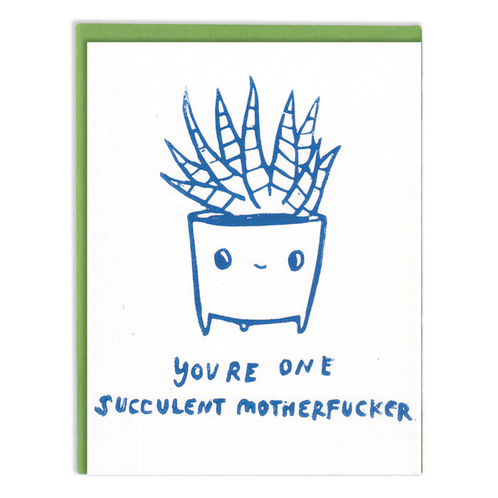 Succulent Mofo Card