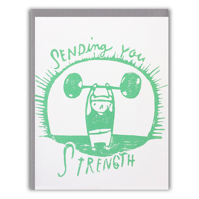 Sending Strength Card