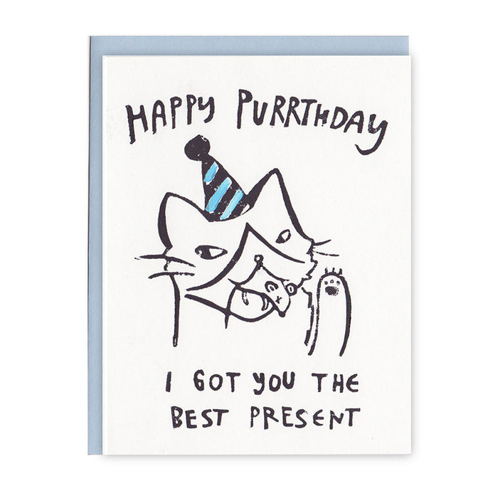 Happy Purrthday Card