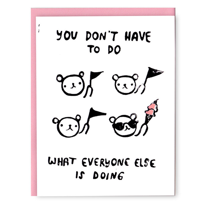You Don't Have to Card