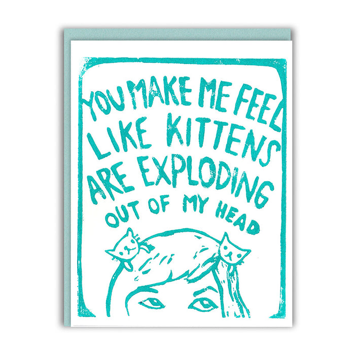 Kittens Exploding Card