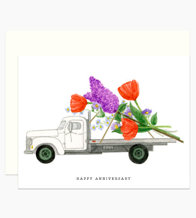 Truckload of Anniversary Flowers