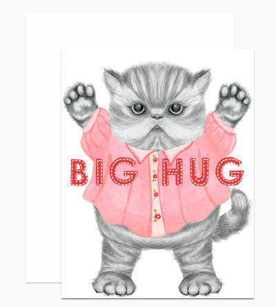Kitty Big Hugs Card