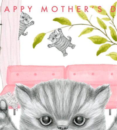 Naughty Kittens Card