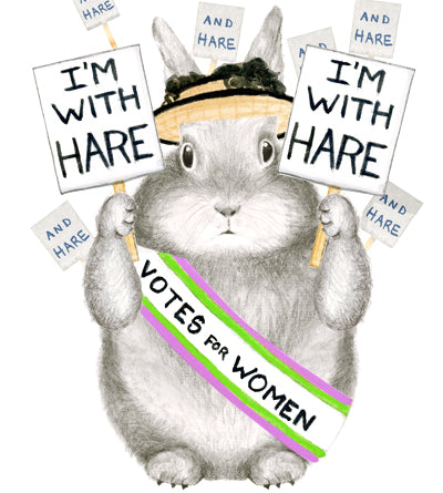 I'm With Hare Card
