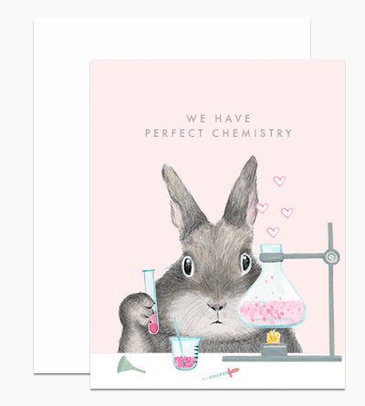 Bunny Perfect Chemistry Card