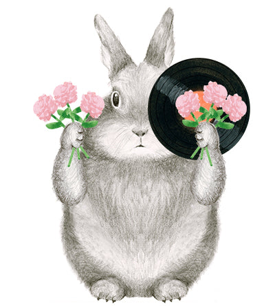 Bunny For the Record Card