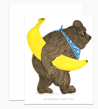 Bananas For You Card