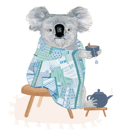 Cozy Koala Get Well Card