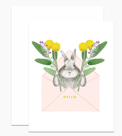 Hello Bunny Card
