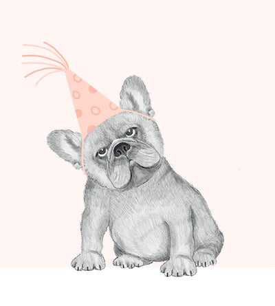 Frenchie Birthday Card