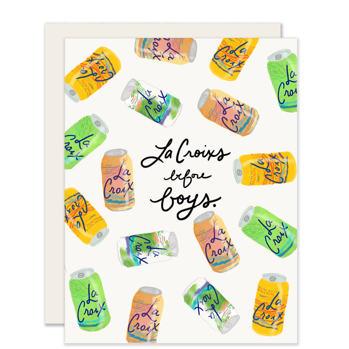 LaCroixs Before Boys Card