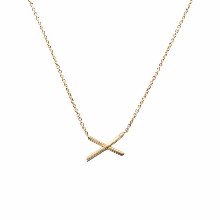 Petite X Necklace
