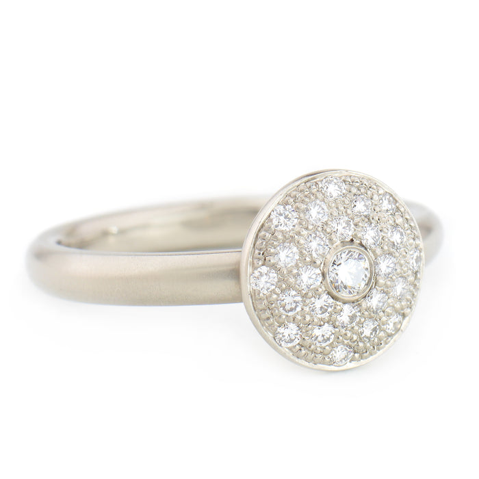 Pavé Disc Ring