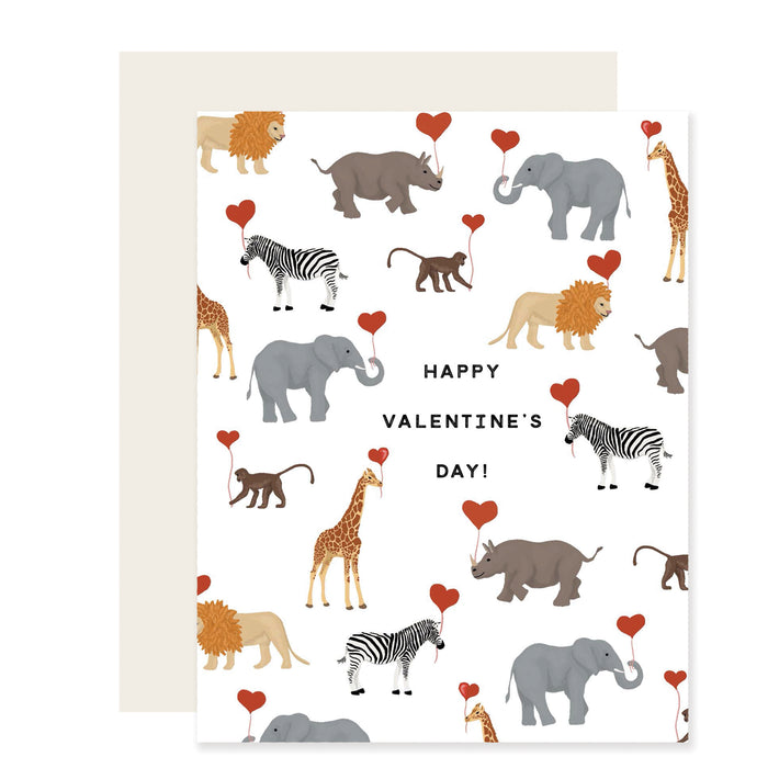 Safari Valentine Card