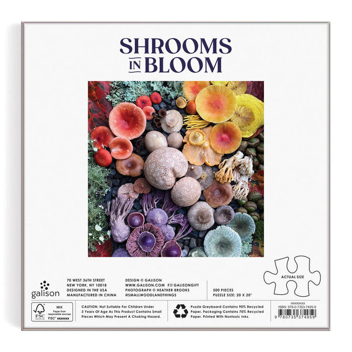 Shrooms in Bloom, 500 Piece Puzzle