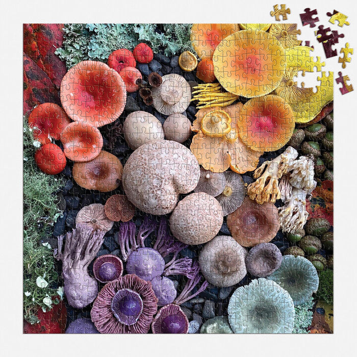 Shrooms in Bloom, 500 Piece Puzzle