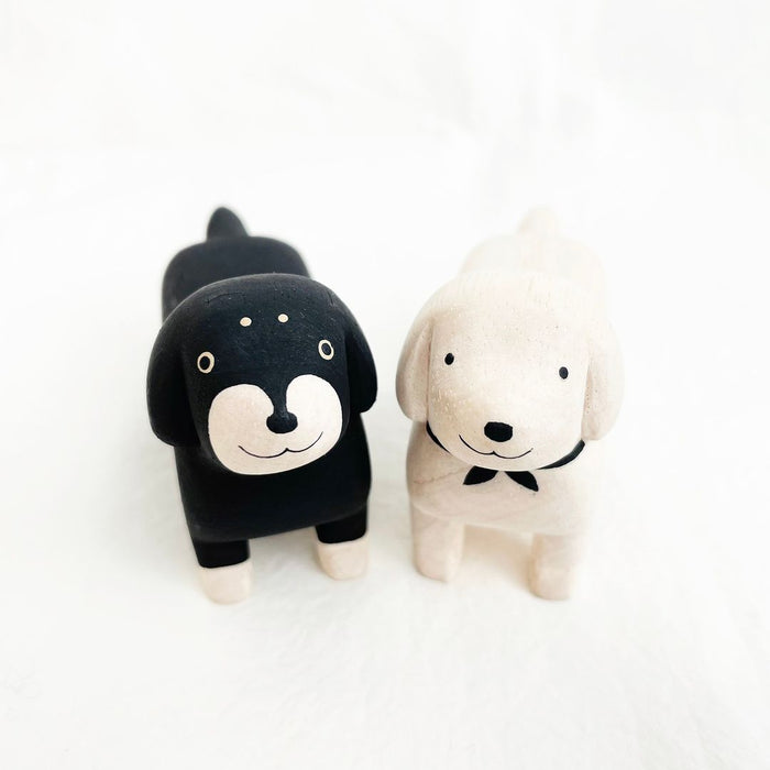 Wee Wooden Dachshund - Black