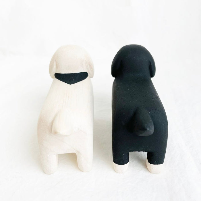 Wee Wooden Dachshund - Black